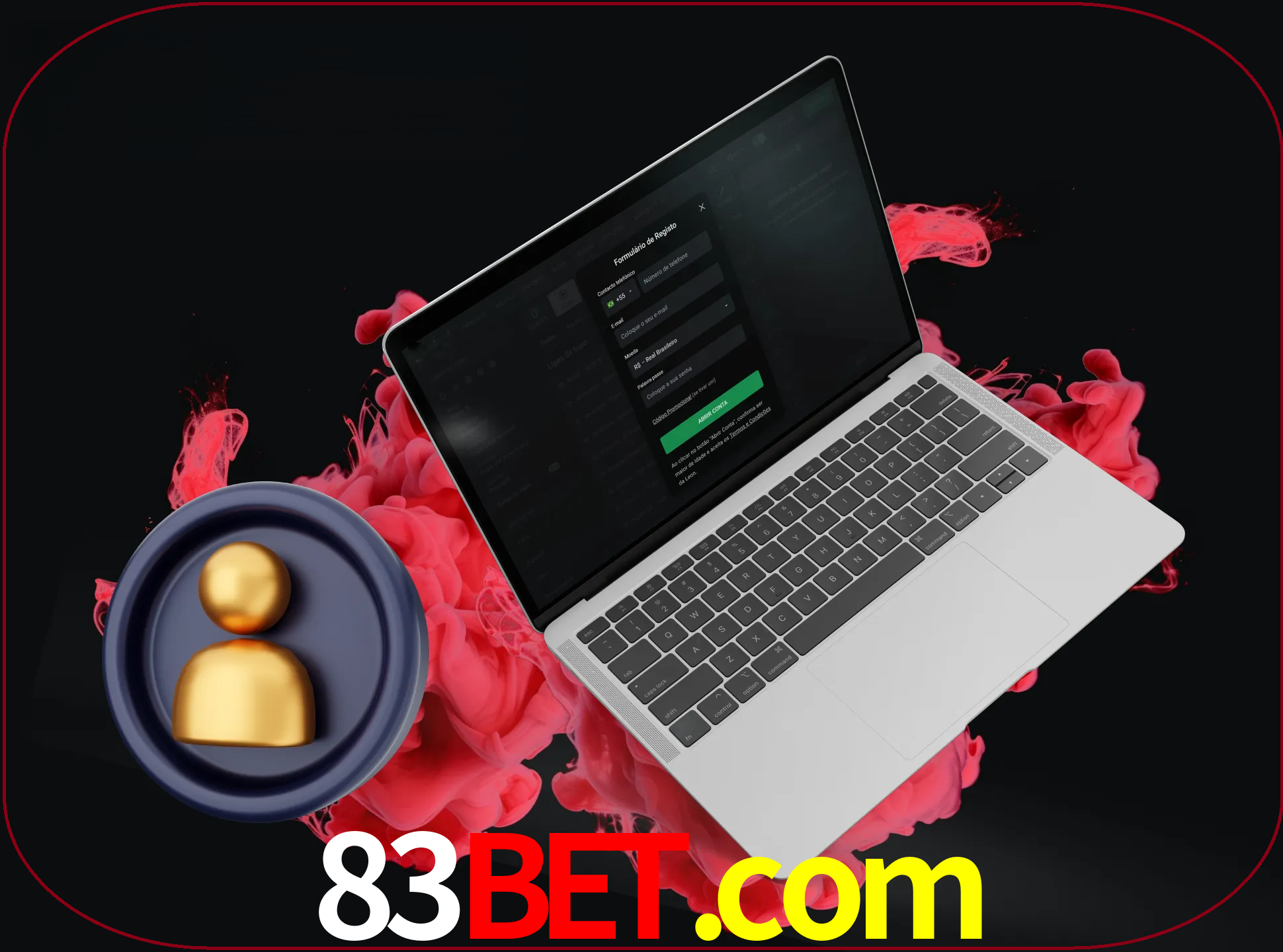 No cabeçalho do site 83bet, clique no botão que o levará a um formulário especial onde terá de introduzir as suas informações actuais.