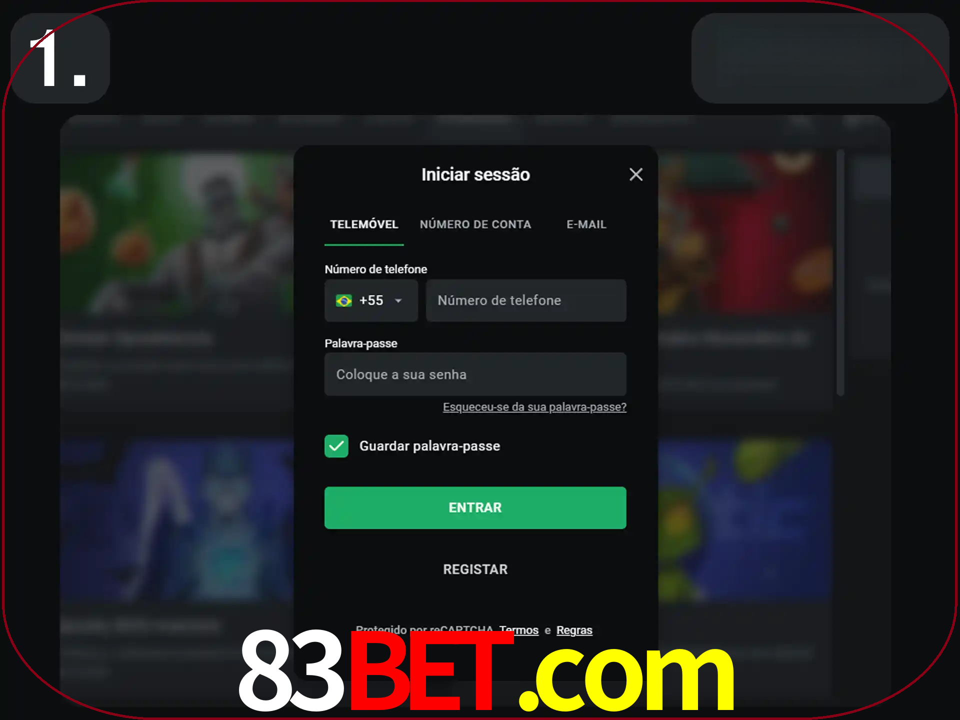 Acesse o site.